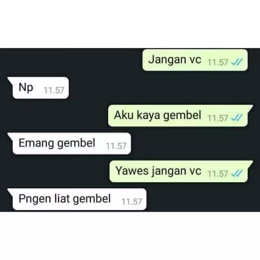 chat maksa mau pacaran geregetan © Instagram chat maksa mau pacaran geregetan © Instagram