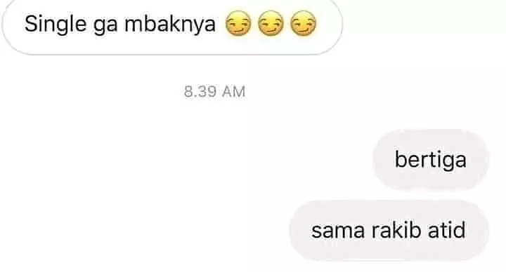 chat maksa mau pacaran geregetan © Instagram chat maksa mau pacaran geregetan © Instagram
