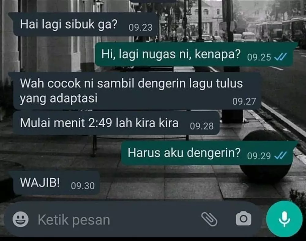 chat maksa mau pacaran geregetan © Instagram chat maksa mau pacaran geregetan © Instagram