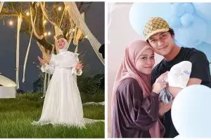7 Potret Lesty Kejora kembali syuting usai lahiran, bawa serta baby L