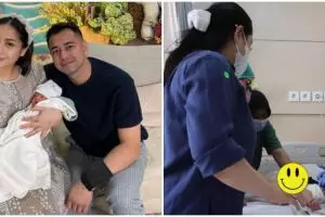 Usia 1 bulan, ini 9 momen Rayyanza Malik Ahmad disunat