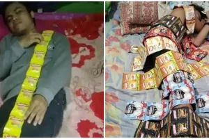 13 Momen nyeleneh orang pakai selimut tak biasa ini bikin garuk kepala