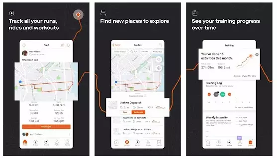 Aplikasi olahraga outdoor berbagai sumber