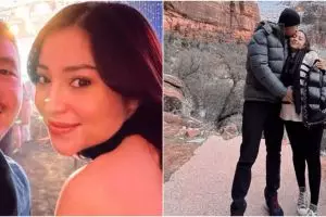 9 Momen Nikita Willy babymoon ke Amerika, nonton konser Bruno Mars