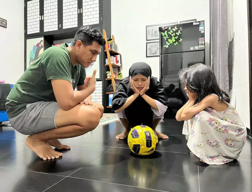 potret kocak tantri dan arda naff © instagram