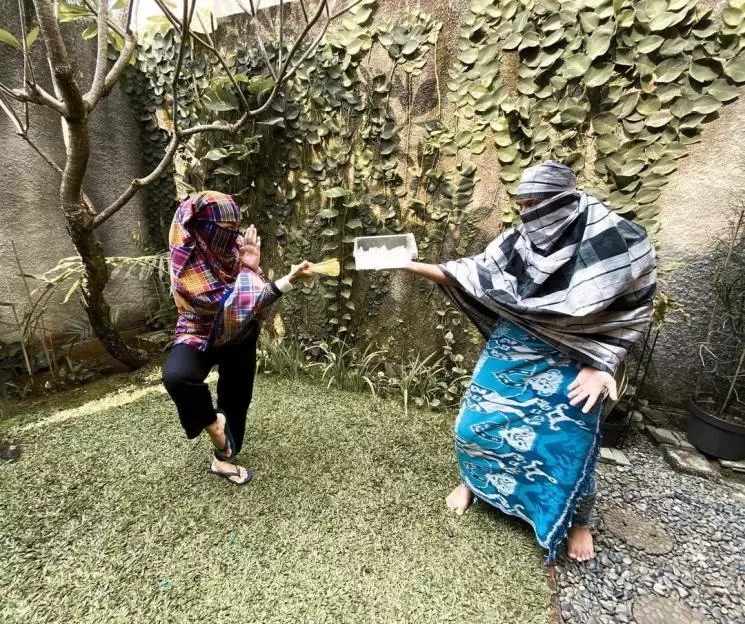 potret kocak tantri dan arda naff © instagram