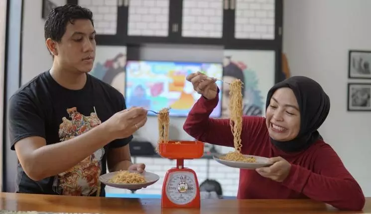 potret kocak tantri dan arda naff © instagram