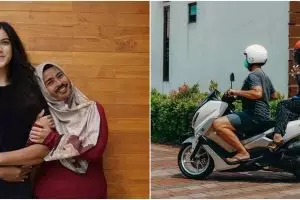 11 Potret kocak pasangan Tantri dan Arda Naff, foto di menara sutet