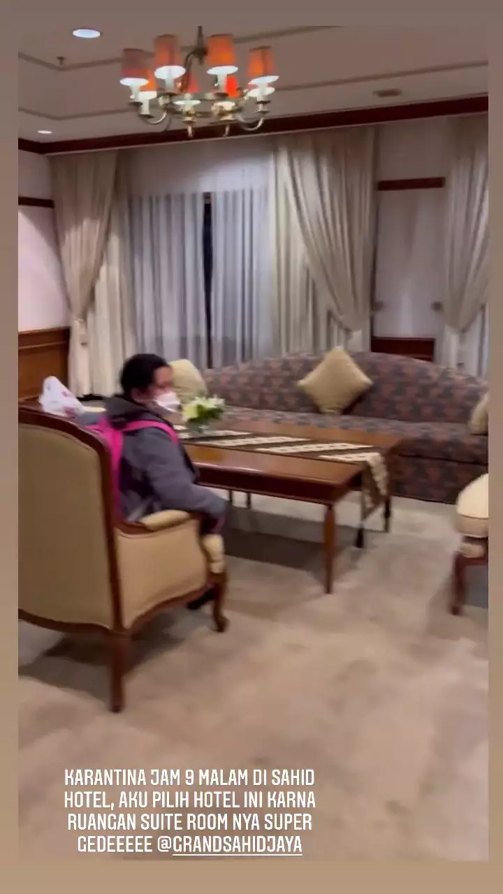 potret hotel karantina anang dan keluarga © instagram