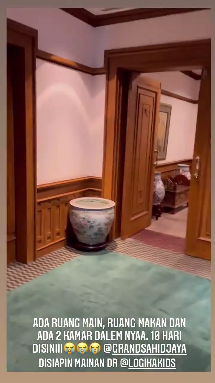 potret hotel karantina anang dan keluarga © instagram