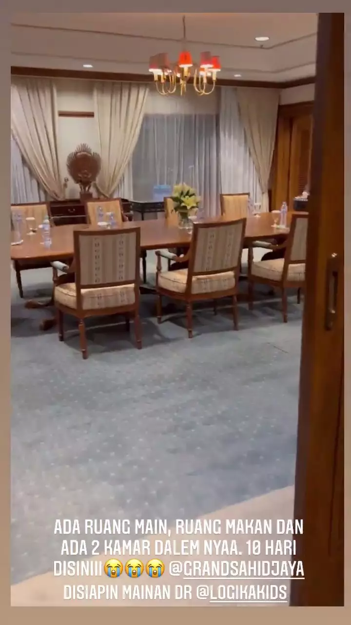 potret hotel karantina anang dan keluarga © instagram