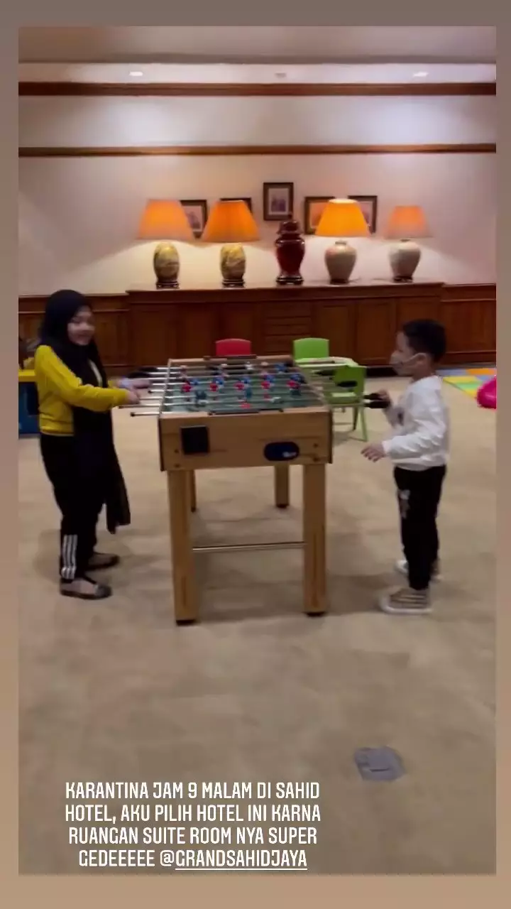 potret hotel karantina anang dan keluarga © instagram
