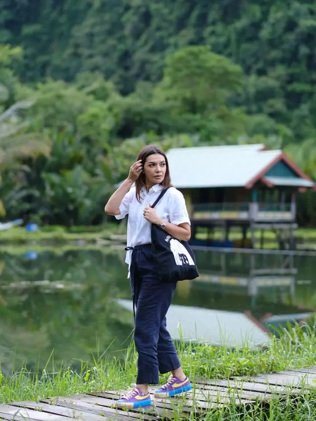 Momen Najwa Shihab pulang kampung Berbagai sumber 
