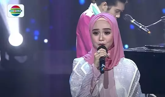 Pesona Ega D'Academy di acara welcoming anak Lesty Kejora © berbagai sumber