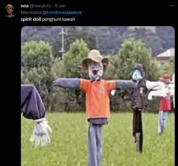 spirit doll nyeleneh ala warganet  © 2022 berbagai sumber