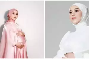 5 Potret Lesty Kejora hadiri kondangan usai melahirkan, anggun menawan