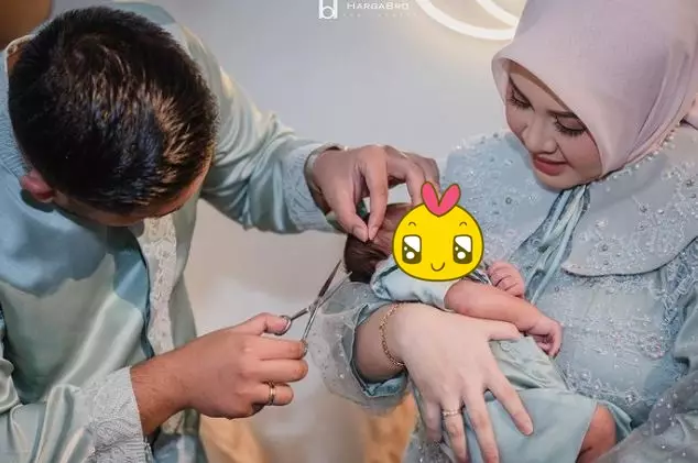 momen aqiqah anak Kesha Ratuliu © Instagram