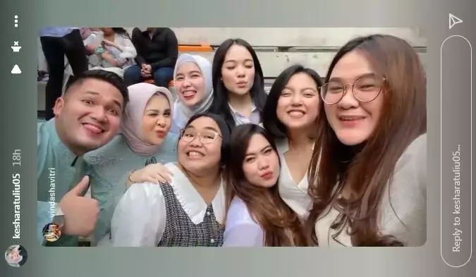 momen aqiqah anak Kesha Ratuliu © Instagram