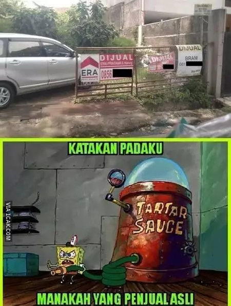 pengumuman lucu orang jual tanah © 2022 berbagai sumber