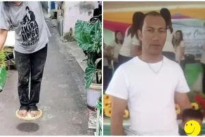 13 Potret lucu bapak-bapak di tempat umum ini bikin mata terkecoh