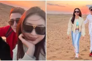 Didoakan CLBK, ini 11 momen Verrell & Natasha Wilona liburan di Dubai