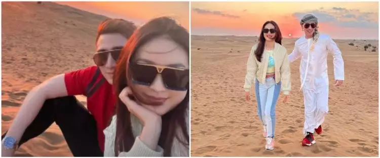 Didoakan CLBK, ini 11 momen Verrell & Natasha Wilona liburan di Dubai