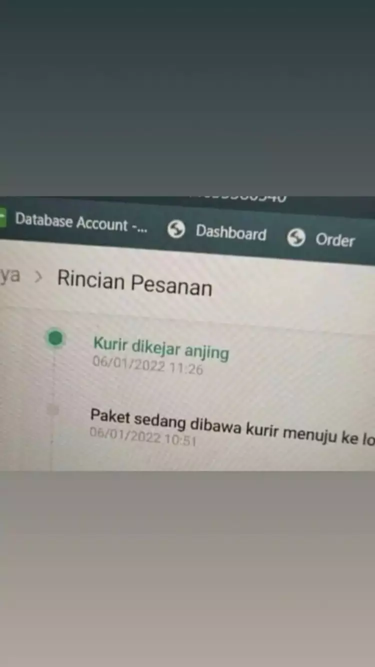 tulisan di notifikasi kiriman paket lucu © Twitter tulisan di notifikasi kiriman paket lucu © Twitter