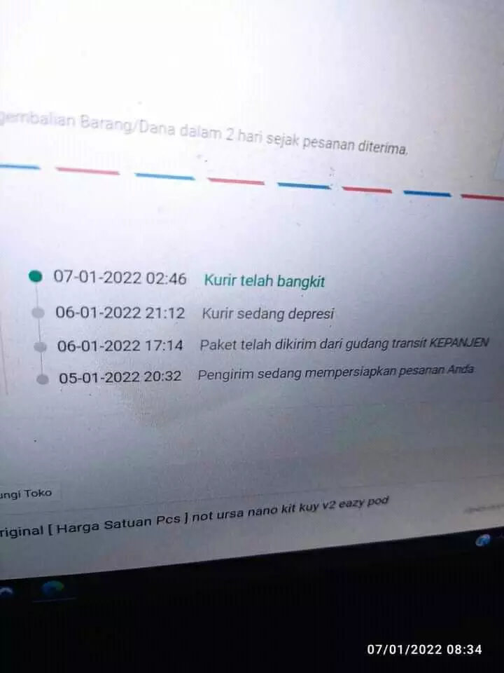 tulisan di notifikasi kiriman paket lucu © Twitter tulisan di notifikasi kiriman paket lucu © Twitter