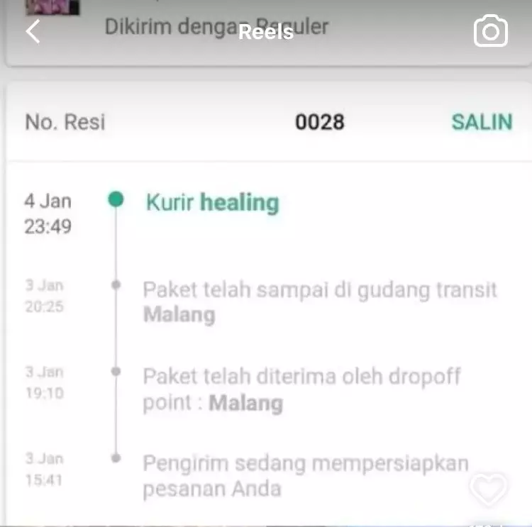 tulisan di notifikasi kiriman paket lucu © Twitter tulisan di notifikasi kiriman paket lucu © Twitter