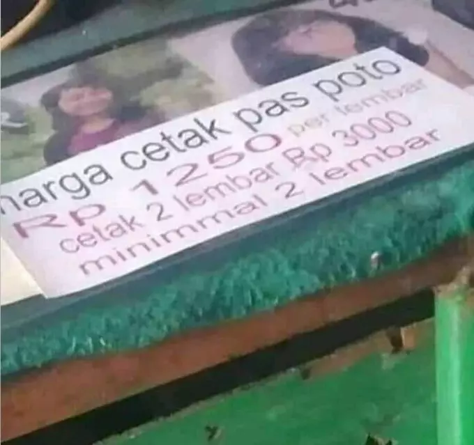pemberitahuan harga yang nyeleneh dan nggak biasa © Twitter