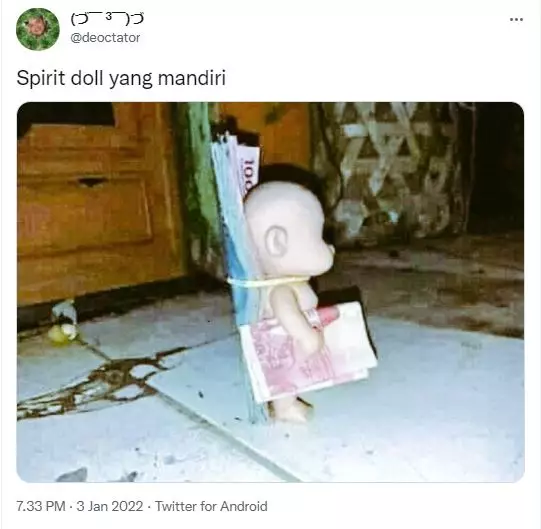 cuitan spirit doll © Twitter