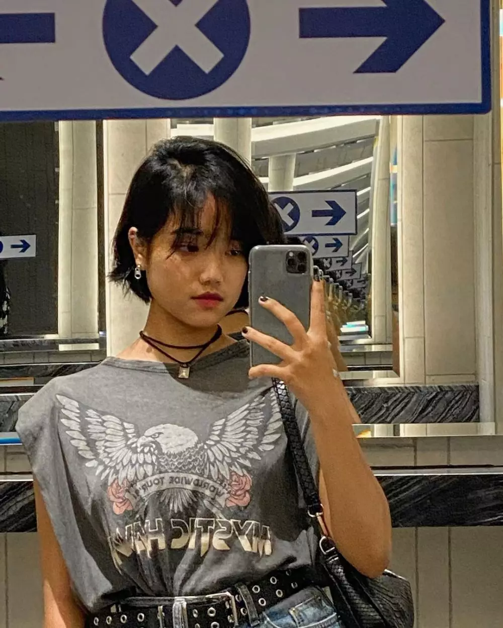 Gaya rambut Fuji © Instagram Gaya rambut Fuji © Instagram