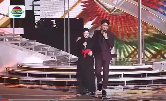 penampilan Lesty di HUT Indosiar © berbagai sumber