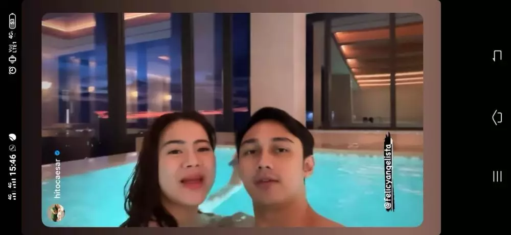 9 Momen Felicya Angelista dan Caesar Hito liburan tanpa baby Bible © 2022 brilio.net