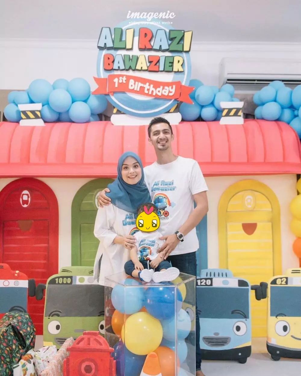 momen ulang tahun anak Vebby Palwinta © berbagai sumber