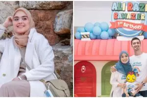 Ceria bertema Tayo, ini 9 momen ulang tahun anak Vebby Palwinta