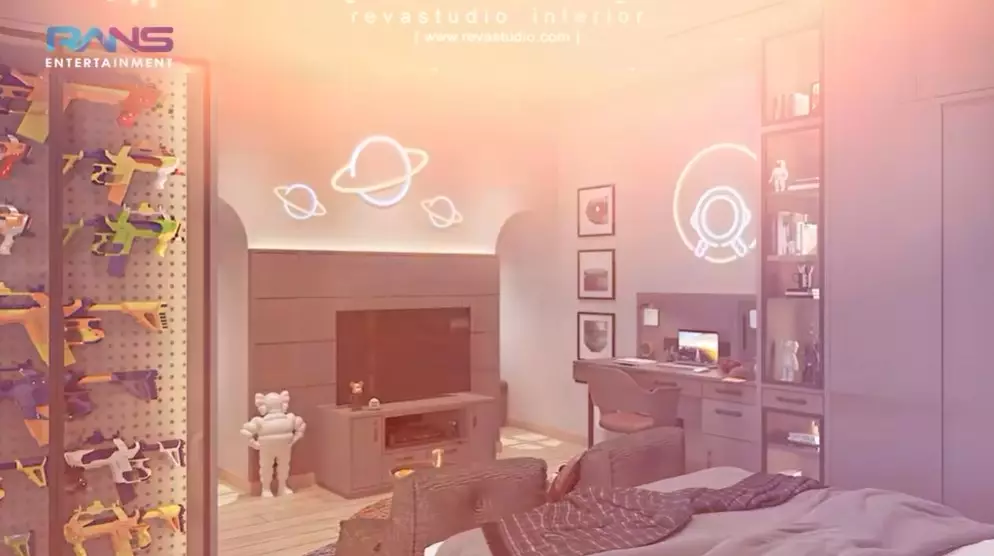 kamar Rafathar dan Rayyanza © YouTube kamar Rafathar dan Rayyanza © YouTube