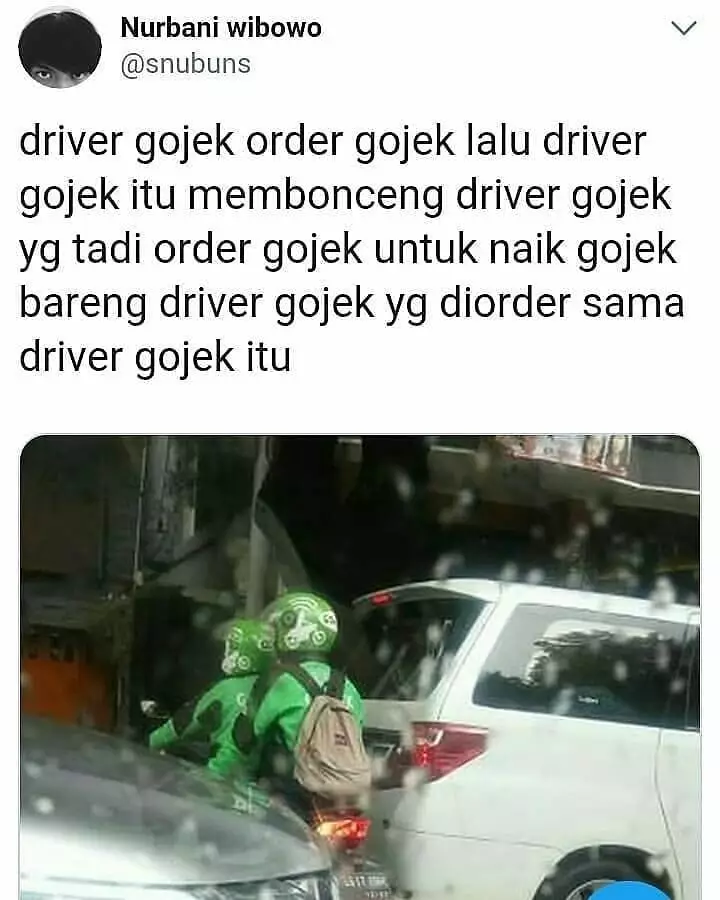 Orderan tidak biasa dari pelanggan ojek online berbagai sumber