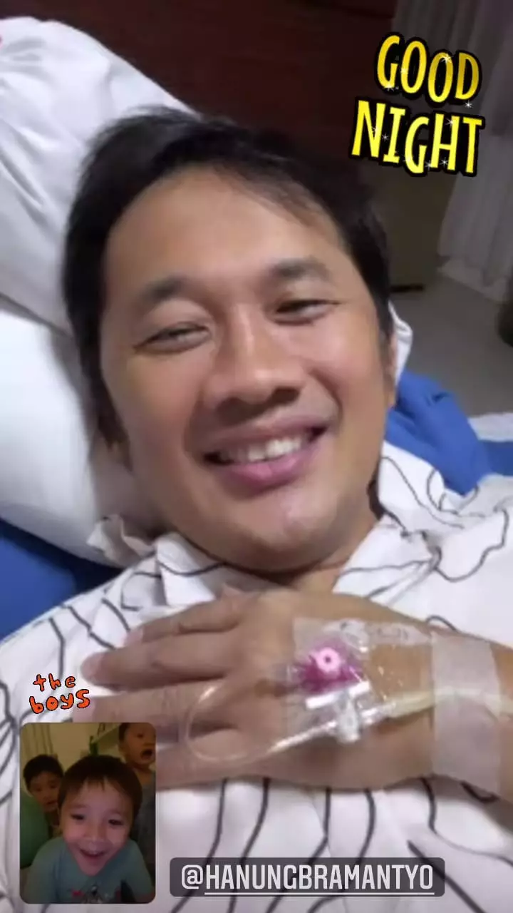 potret hanung operasi saraf kejepit © instagram potret hanung operasi saraf kejepit © instagram