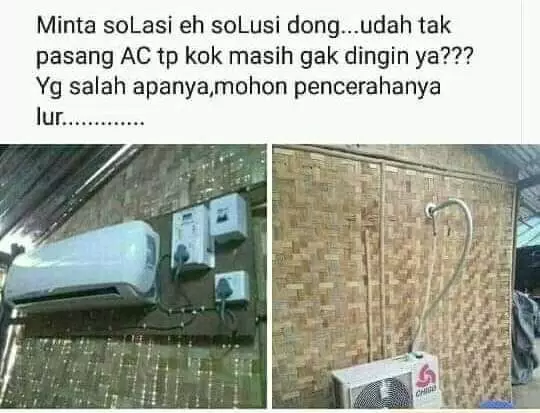 status fb guyonan tukang bangunan © Twitter