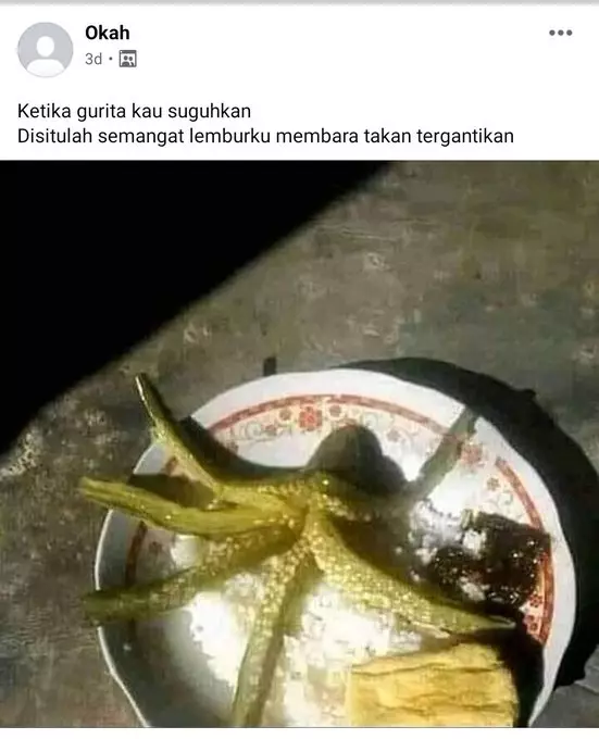 status fb guyonan tukang bangunan © Twitter