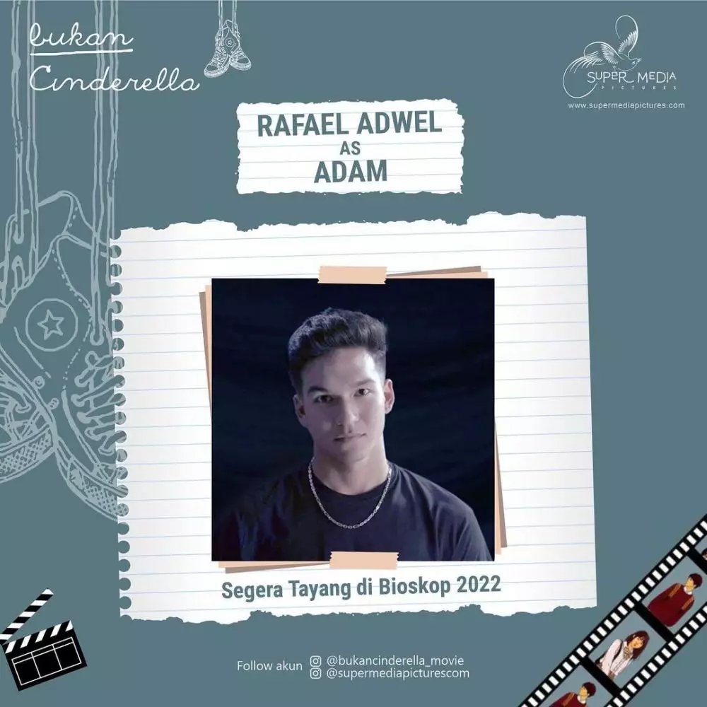 Rafael Adwel pasangan Fuji di film © Instagram Rafael Adwel pasangan Fuji di film © Instagram