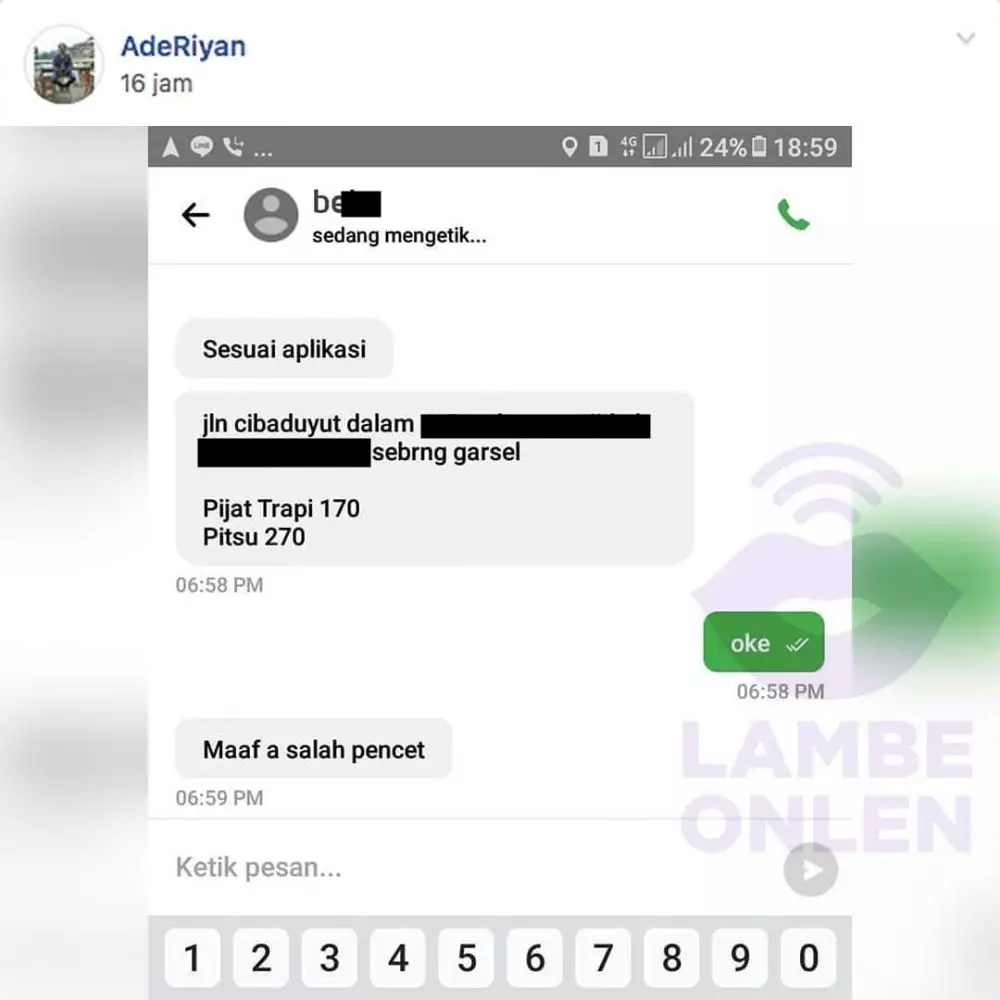 alasan lucu driver ojek online jadi nunggu © Instagram alasan lucu driver ojek online jadi nunggu © Instagram