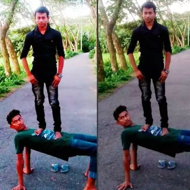 cowok foto bareng pose absurd © berbagai sumber cowok foto bareng pose absurd © berbagai sumber