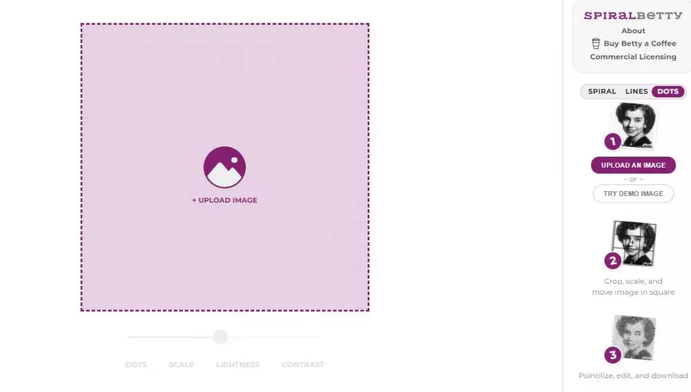 Cara bikin Spiral Betty, foto jadi estetik bergaya old school berbagai sumber