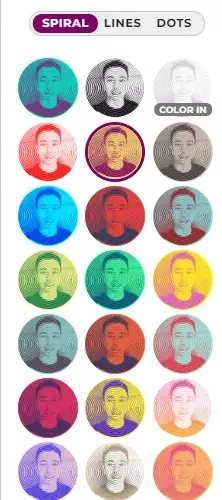 Cara bikin Spiral Betty, foto jadi estetik bergaya old school berbagai sumber