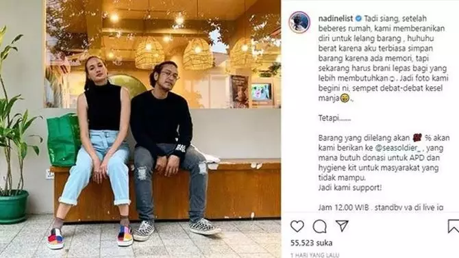 Seleb lelang benda berharga untuk donasi sosial Instagram