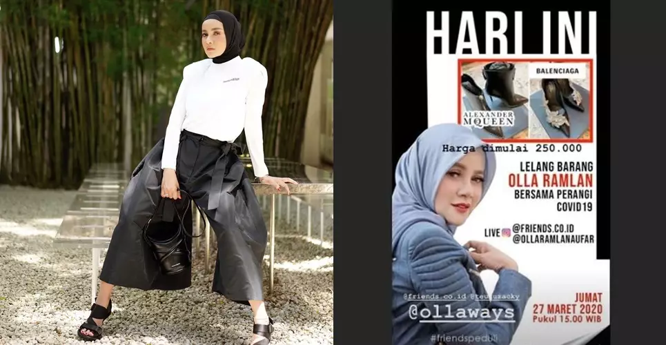 Seleb lelang benda berharga untuk donasi sosial Instagram