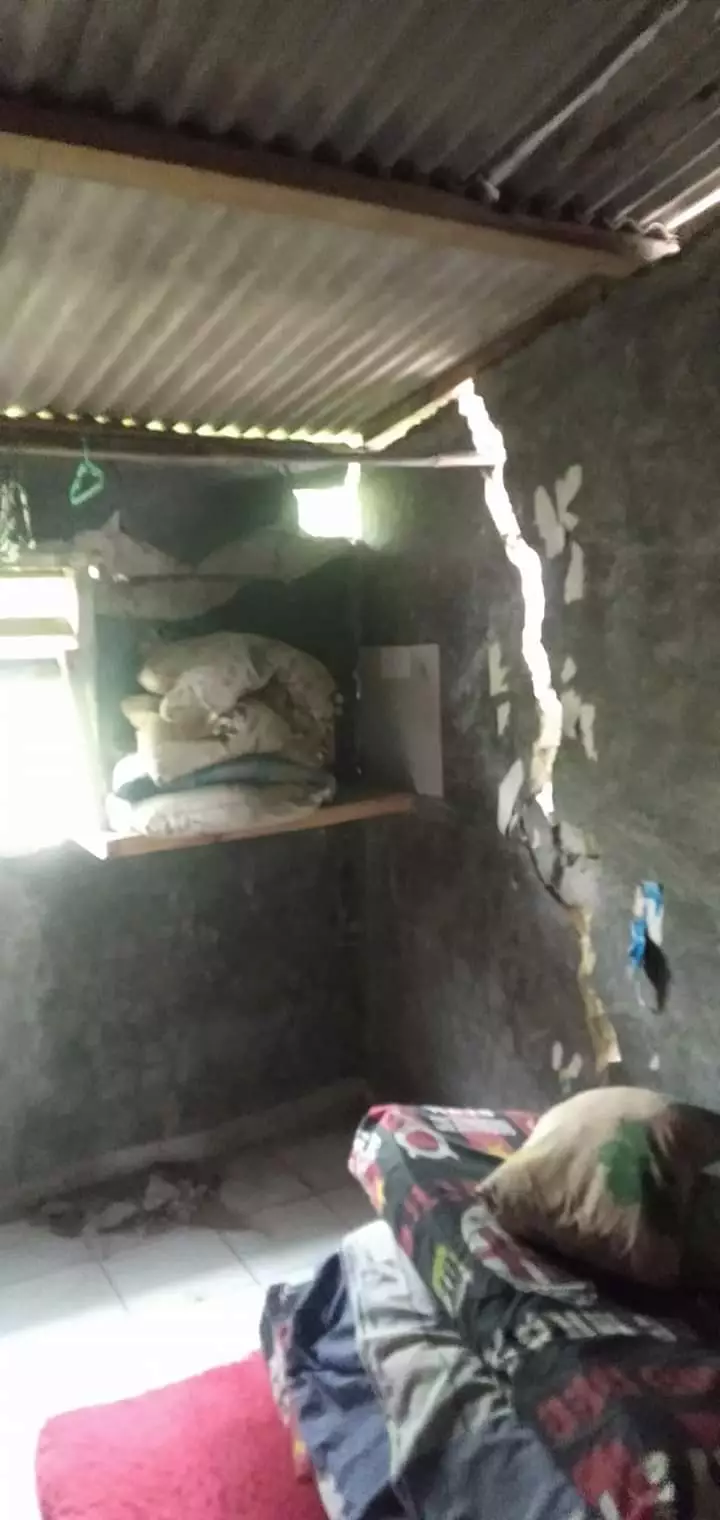 dampak gempa bumi banten © twitter dampak gempa bumi banten © twitter