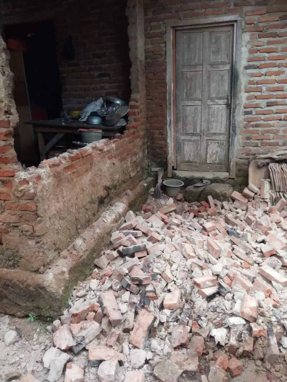 dampak gempa bumi banten © twitter dampak gempa bumi banten © twitter